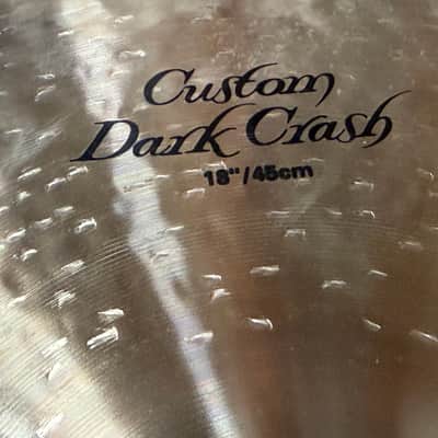 Zildjian 18" K Custom Dark Crash Cymbal Nice image 2