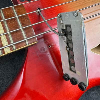 Rickenbacker Bass model 4005 from 1966 in fireglo image 19