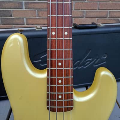 1985 Fender Jazz Bass Special Champagne Pearl image 9