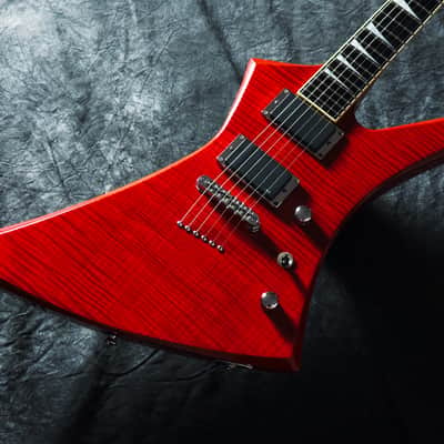 Jackson Stars KE-TN02/EMG Kelly - Transparent Red - VERU GOOD condition image 5