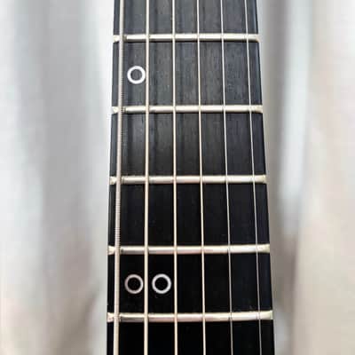 Halo Salvus-6 Baritone Solid White Satin 2022 w/ EverTune, Fishman Fluence & Rechargeable Battery image 6