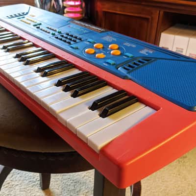 Techno-Beat Electronic Keyboard Concert Play/Demo Manley 2005 Red 54 Key, Battery Powered image 10