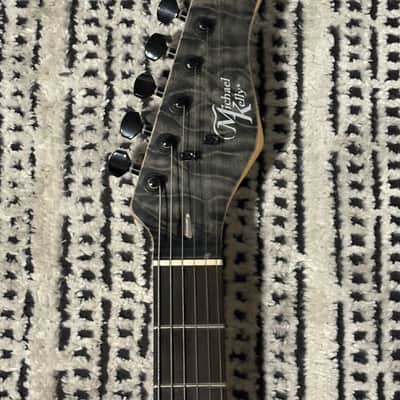 Michael Kelly Hybrid Tele Style Electric Guitar - Quilted Maple Charcoal image 3