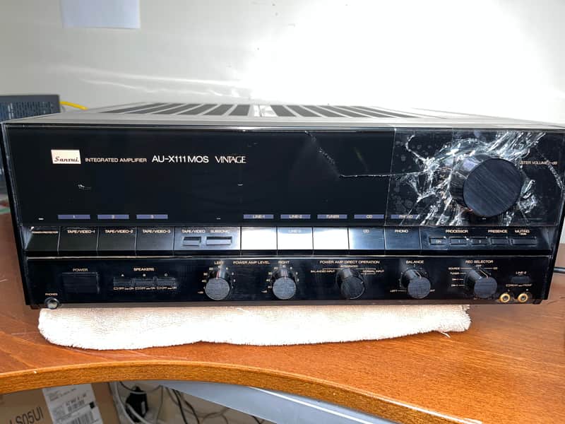 SANSUI AU-X111 MOS VINTAGE アンプ　サンスイ SANSUI AU-X111 MOS VINTAGE Integrated Amplifier Black 1985