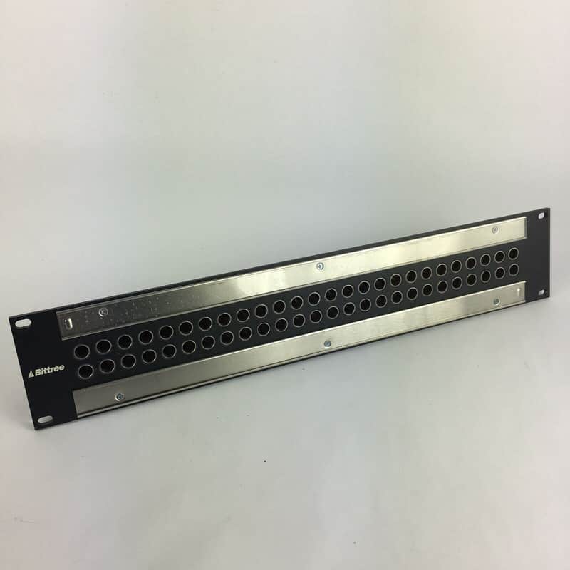 Bittree B48T 2WNHD/S 2x24 Port Patchbay Panel Unit 2U Rackmount image 1