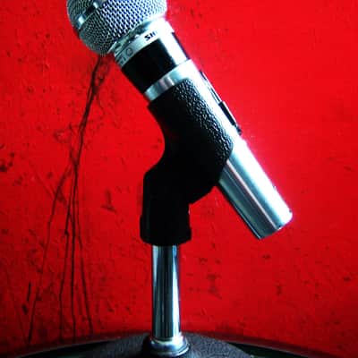 Vintage 1980's Shure 565SD Switchable Cardioid Dynamic Microphone Low Z w accessories 565 565D 566 image 7