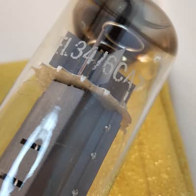 Mullard 1% Tight Matched Pair (2) EL34 6CA7 dual getter tNOS AT1000 TESTED Vacuum Tubes Blackburn Xf2 brown base Power Pentode 1962-1968 image 12