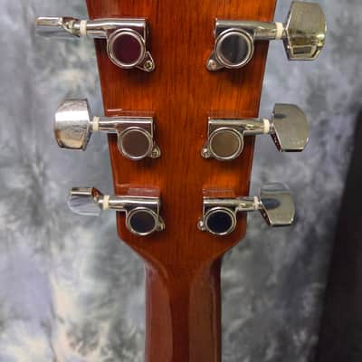 2002 Oscar Schmidt by Washburn OG2QHS Foto Flame Quilted Top Dreadnought Acoustic Guitar New Strings Pro Setup Roadrunner Gigbag image 9