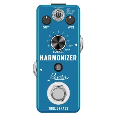 Rowin Harmonizer Guitar Mini Pedal Digital Pitch Effect Signal to Create Harmony/Pitch Shift/Detune LEF-3807, FREE PICKS + HOLDER+ FREE SHIP USA image 2
