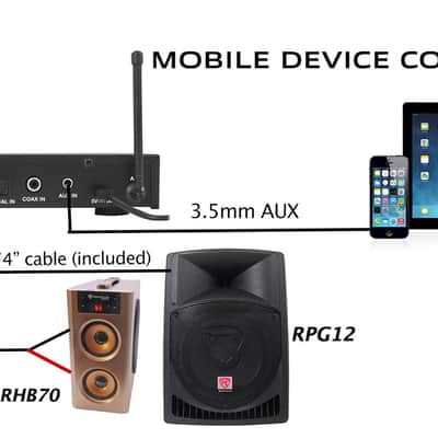 Rockville Hybrid Home Theater Karaoke Machine System w/5.25" Sub+2 Wireless Mics image 18