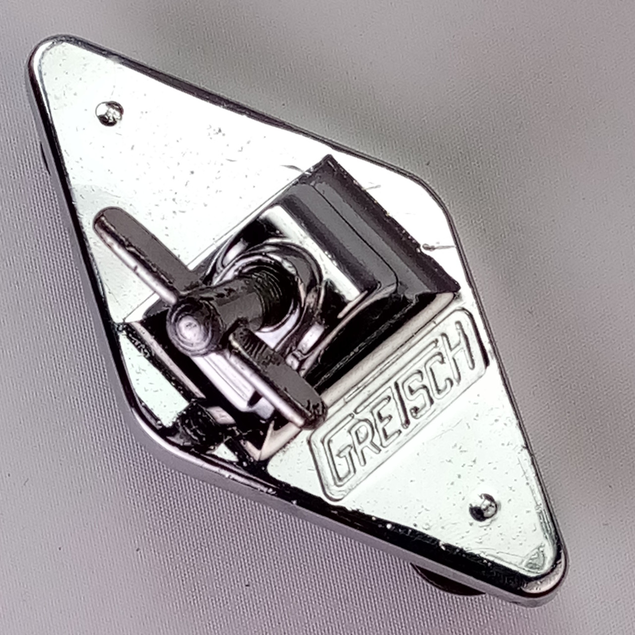 Gretsch 60s Mount Floor Tom Drum Leg/Bass Cymbal L-Arm Diamond Bracket Chrome RB — main photograph