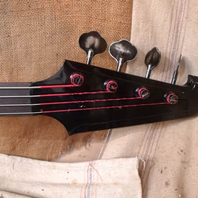 Greco Thunderbird Bass 1989 Black T Bird Bass Guitar image 3