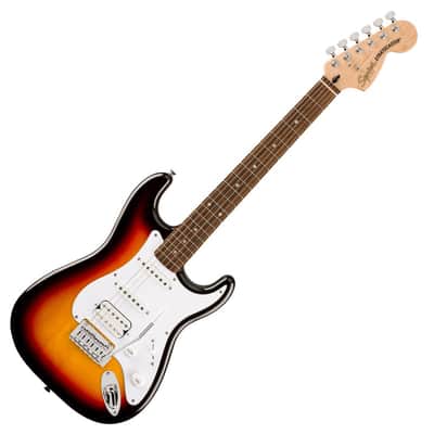SQUIER - Affinity Series Stratocaster Junior HSS  Laurel Fingerboard  White Pickguard  3-Color Sunburst - 0378180500 image 3