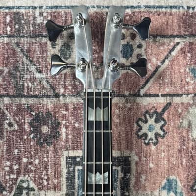 1979 Kramer DMZ6000B Vintage Natural Aluminum Neck Made In USA Dimarzio PJ Bass Guitar W/ Gigbag! image 11
