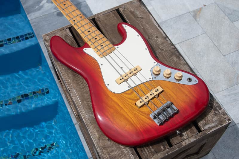Classic 1983 Fender Jazz Bass 3-Bolt with Ash Body & Bound Maple Fretboard - Sienna Burst Finish - Made in the USA - Vintage Dimarzio PU's! - Pro Set Up w Perfect Frets/Action/Intonation! image 1