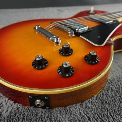 Aria Pro II Custom Single Cut Electric Guitar Cherry Sunburst MIJ image 5