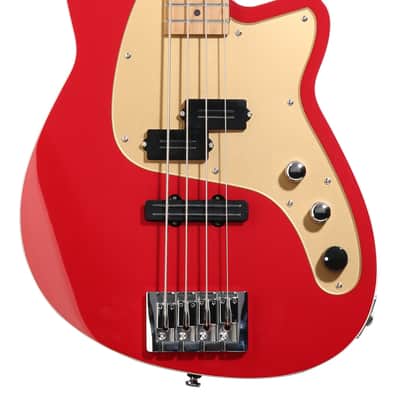 Reverend Decision Electric Bass Guitar - Metallic Cherry Maple Fingerboard image 2