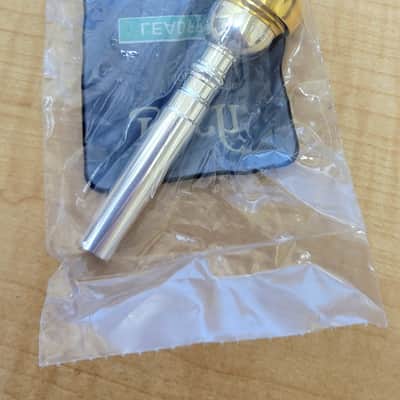 Bach 351 Classic Series Silver-plated Trumpet Mouthpiece with Gold-plated Rim - 5C image 3