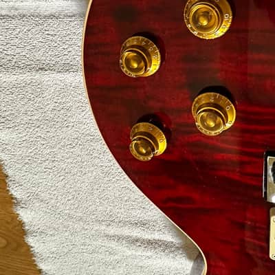Gibson Custom Shop Alex Lifeson Rush 40th Anniversary Les Paul Axcess 2015 - Quilted Ruby Red image 10
