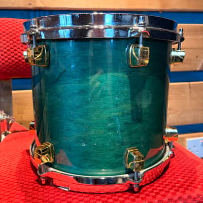 Yamaha Maple Custom Drum Set in Emerald Green image 9
