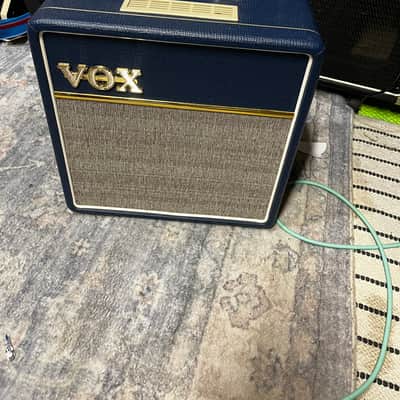 Vox AC4C1-BL Limited Edition 4-Watt 1x10" Guitar Combo 2012 - Blue with Tygon Cloth image 7