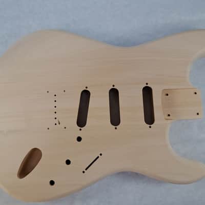 Unfinished Basswood SSS Hardtail guitar body - fits Fender Strat Stratocaster necks J2371 image 1