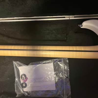 Vigier Excalibur Indus 2020 (Satin/Matte White with Satin Matte Black Pickguard, Trem) image 15