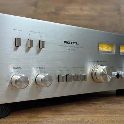 Rotel RA-713 Stereo Amplifier/ Fully Serviced and Tested/ Re-Capped/ Excellent Condition/ Free Shipping image 3