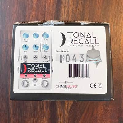 Chase Bliss Audio Tonal Recall Analog Delay 2016 - 2017 - Graphic with Blue Knobs image 6