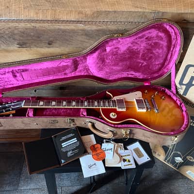Gibson Custom Shop Les Paul 1958 Reissue Plaintop VOS 2013 Washed Cherry R8 image 9