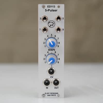 Elby Designs ED113 5-Pulser Eurorack Module w/ Tiptop Stackcables #58597 image 4