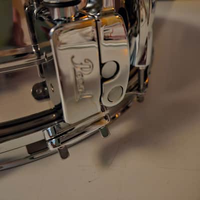 Pearl STS5514 14x5.5" Sensitone Steel Snare Drum 2000s - Chrome Over Steel image 7