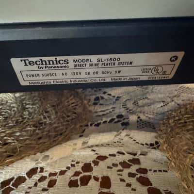 Technics SL-1500 Direct Drive Turntable Serviced Upgraded Tested w/ Cartridge image 4