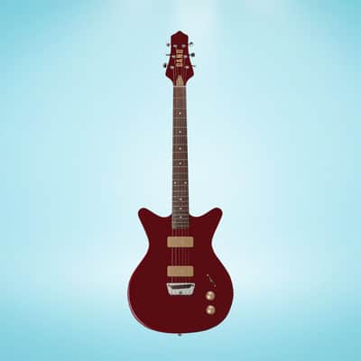 Danelectro Dan O. Mano Electric Guitar-Maroon *USA Small Business* image 2