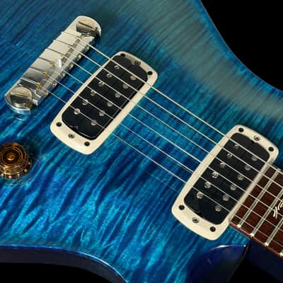 2020 Paul Reed Smith PRS Paul's Guitar Flame Top w Brushstroke Inlays ~ Faded Blue Jean image 4