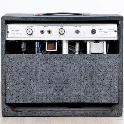 1963 Silvertone 1481 Vintage Tube Amp Class A 1x8, 100% Original image 7