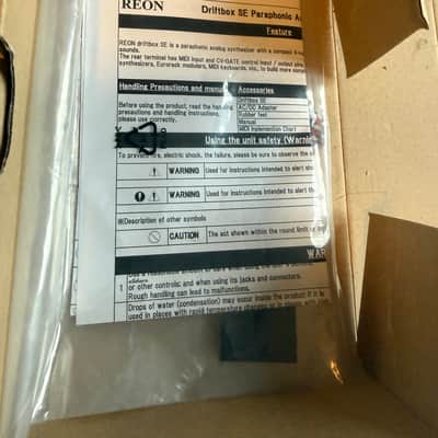 Reon Driftbox SE Tabletop Synth - Black w/MIDI image 5