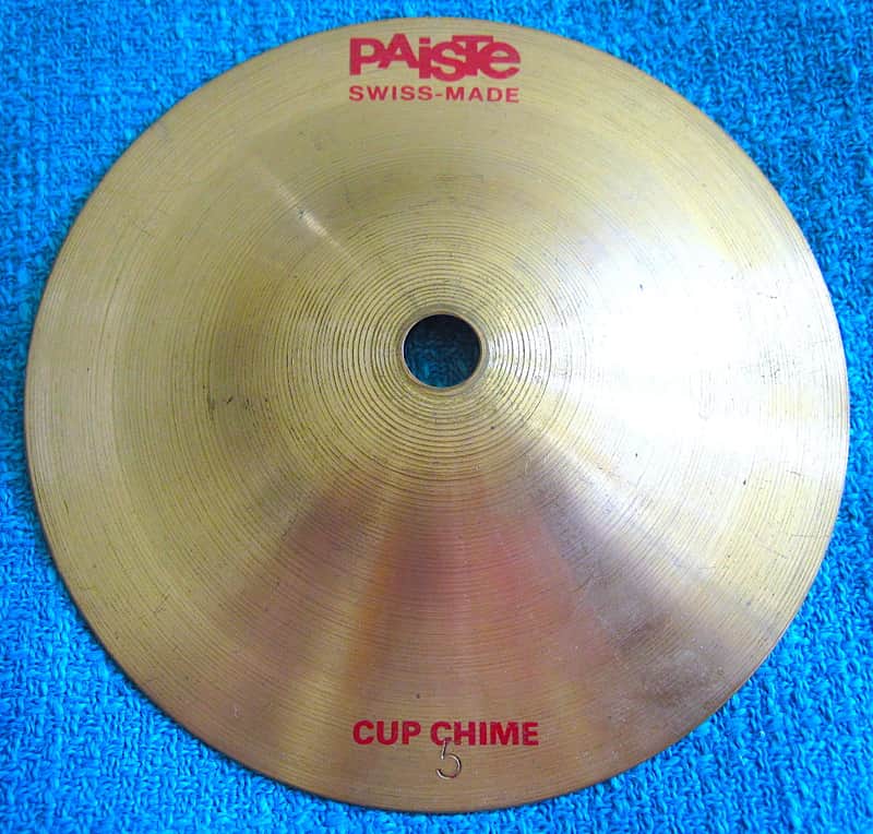 Paiste 6" Cup Chime #5 Cymbal (signed by Chad Wackerman) image 1