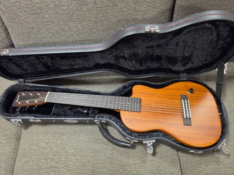 Pono BE-6 Acacia Electric Guilele Guitarlele 6 String Baritone Ukulele With Ko’olau Hardshell Case image 1