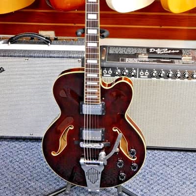 2002 Ibanez Artcore AFS75T Hollowbody w/ Vibrato! Transparent Brown! VERY NICE! image 1