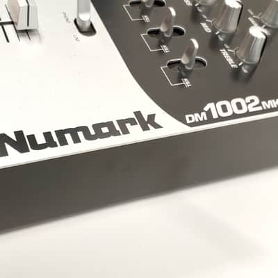 Numark DM1002MKII black/silver stereo 2 channel DJ mixer incl Power Supply image 4