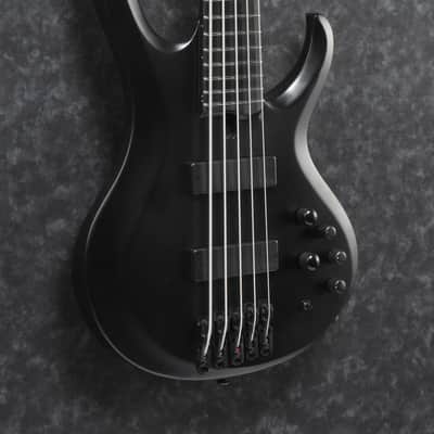 Ibanez BTB625EX-BKF Iron Label BTB Electric Bass 5-String - Black Flat image 8