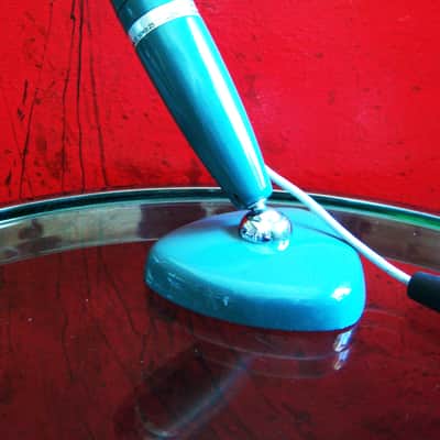 Vintage 1960's Lafayette PA-104 dynamic microphone w stand & cable Calrad Lafayette prop display # 1 image 5