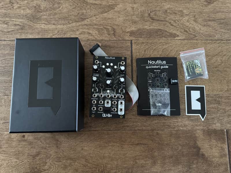 Qu-Bit Nautilus Tape Delay Eurorack Module - Black w/ Box image 1