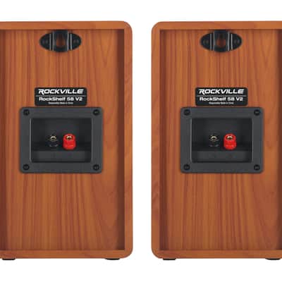 (2) Rockville RockShelf 58C 5.25" Wood Bookshelf Speakers+Bluetooth/Wifi Amp+Sub image 18