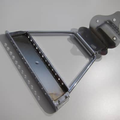 Gibson Acoustic 12 String Guitar Tailpiece Authentic Vintage Part Circa-1960s-Chrome image 3