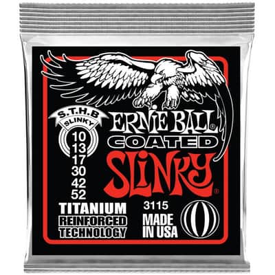 ERNIE BALL 3115 Slinky Coated Skinny Top 10-52 Saiten für E-Gitarre image 1