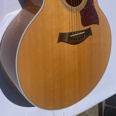 Taylor 615e Jumbo Acoustic Guitar 1996 - Natural Gloss image 3