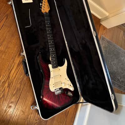 Fender Strat Plus Ultra Lace Sensors TBX Wilkinson Schallers 1991 - EXTREMELY RARE Firestorm Red image 11