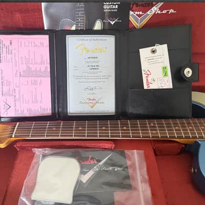 2025 Fender Custom Shop '63 Telecaster Relic – Aged Lake Placid Blue image 19